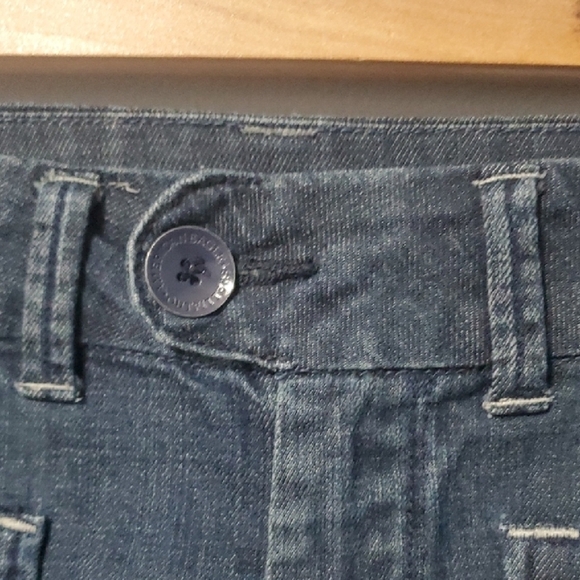 American Eagle Vintage Y2k Women's Blue Denim Shorts size 6 - Picture 5 of 9